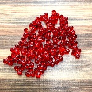Beadery beads ruby red